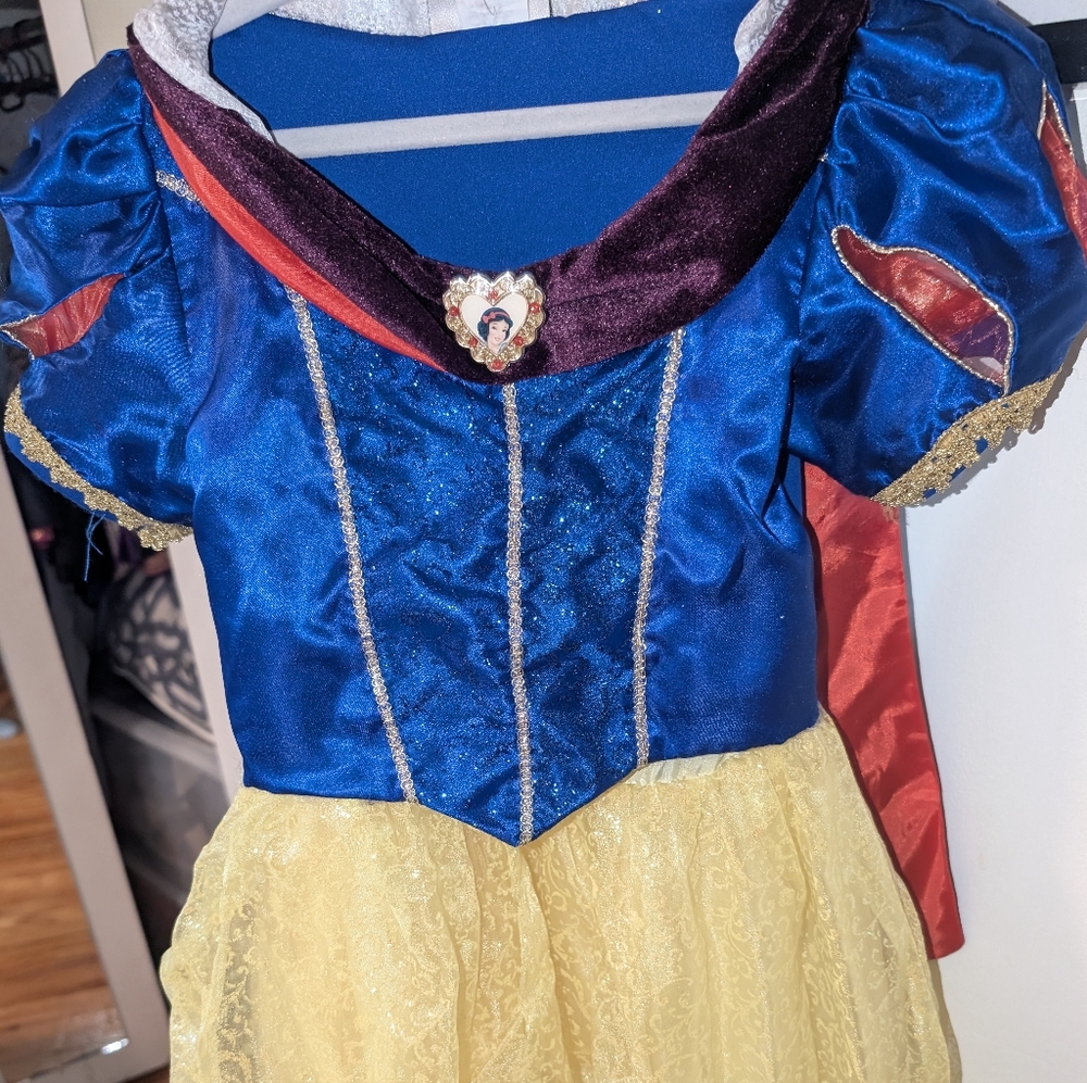 Blue and Yellow Princess Costume for Kids Disney Size S, 6 - Picture 5 of 6